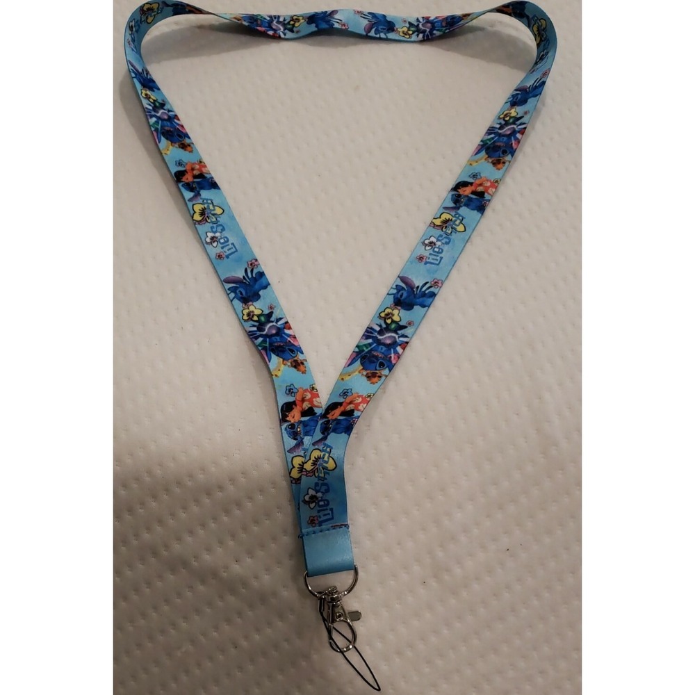 Disney STITCH Pin Trading Neck lanyard ID keys NEW 019